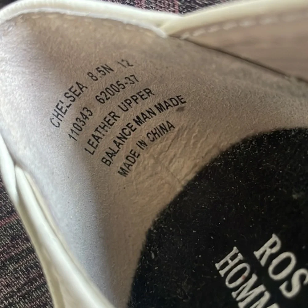 New Ros Hommerson shoes white maryjane, loafers size 8.5 narrow - Picture 8 of 10